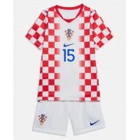Dětský Fotbalový dres Chorvatsko Mario Pasalic #15 MS 2026 Domácí Krátký Rukáv (+ trenýrky)